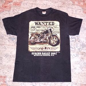 vintage Myrtle Beach Spring Rally 2001 T-shirt size Large